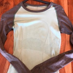 Lululemon Run Swiftly Long Sleeve Mint green
